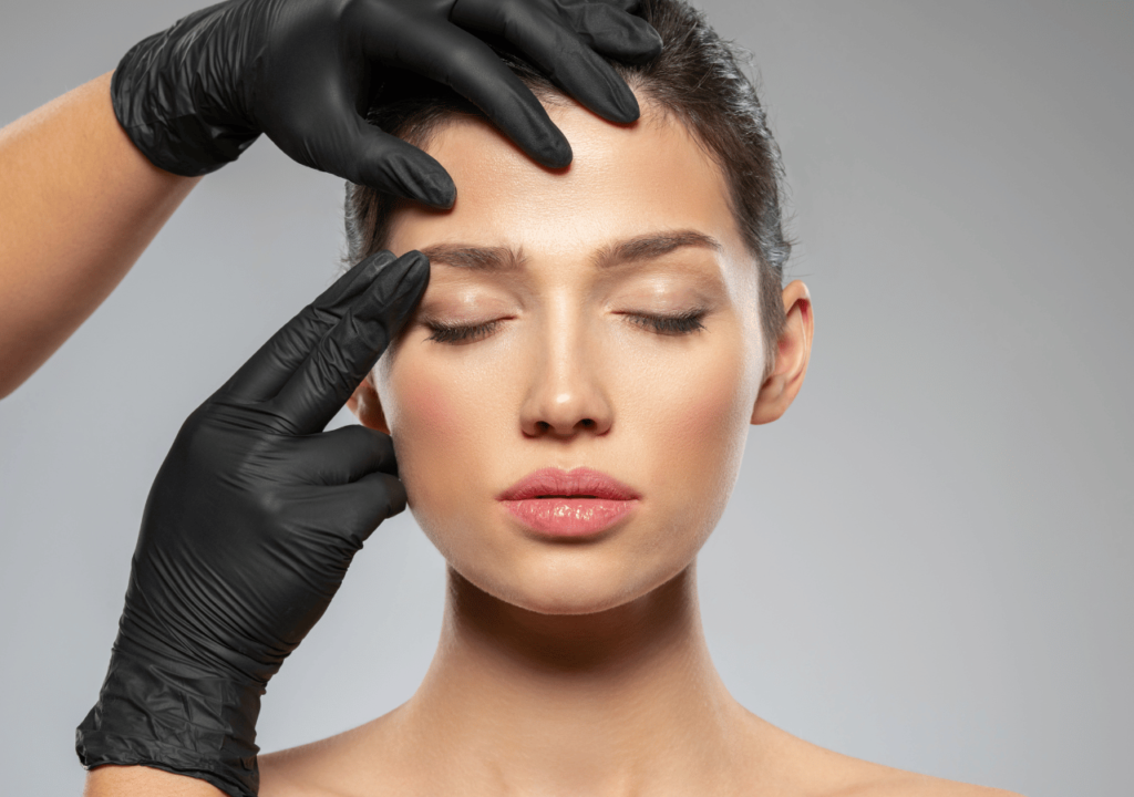Face Skin Check before anti-wrinkle injectable