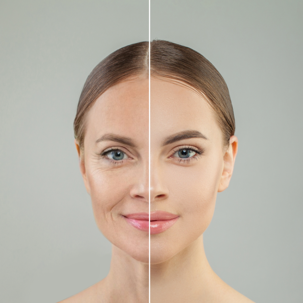before and after non-surgical treatment