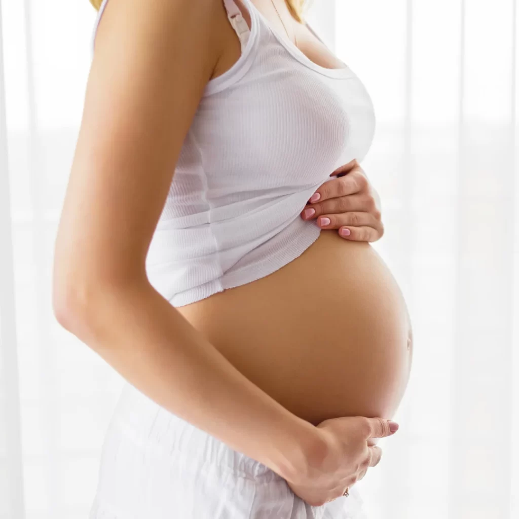 pregnant woman after Skin Resurfacing