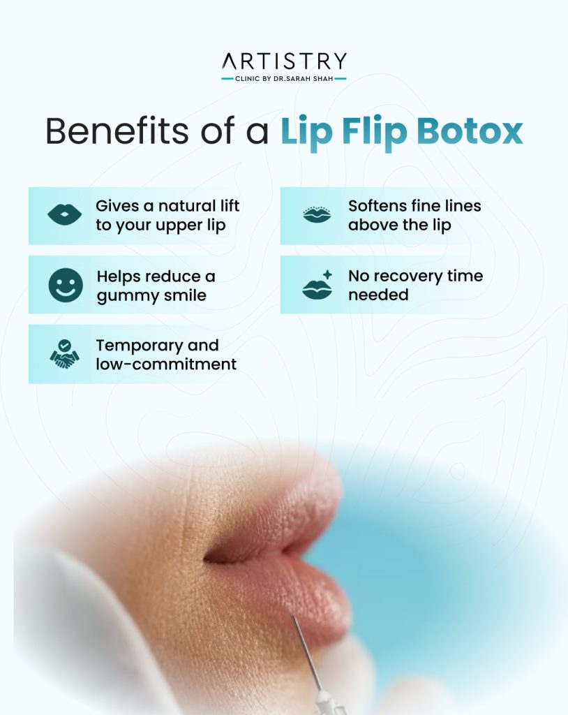 Benefits of a lip flip botox